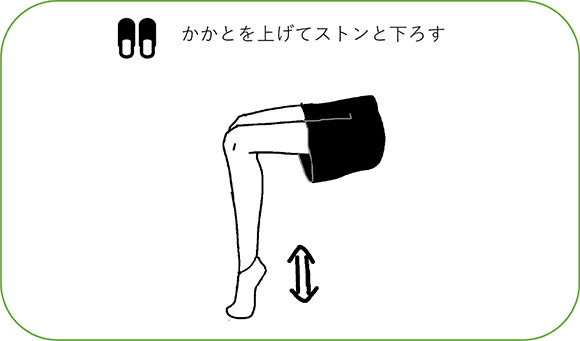 ふくらはぎを鍛える運動